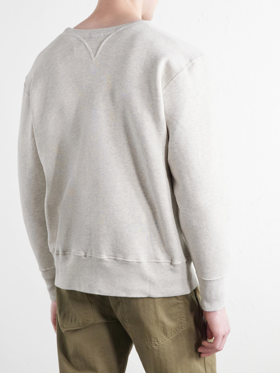 Conservation Corps Printed Organic Cotton-Fleece Sweatshirt