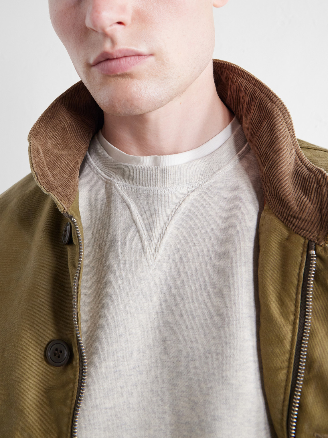 Organic Cotton-Fleece Sweatshirt