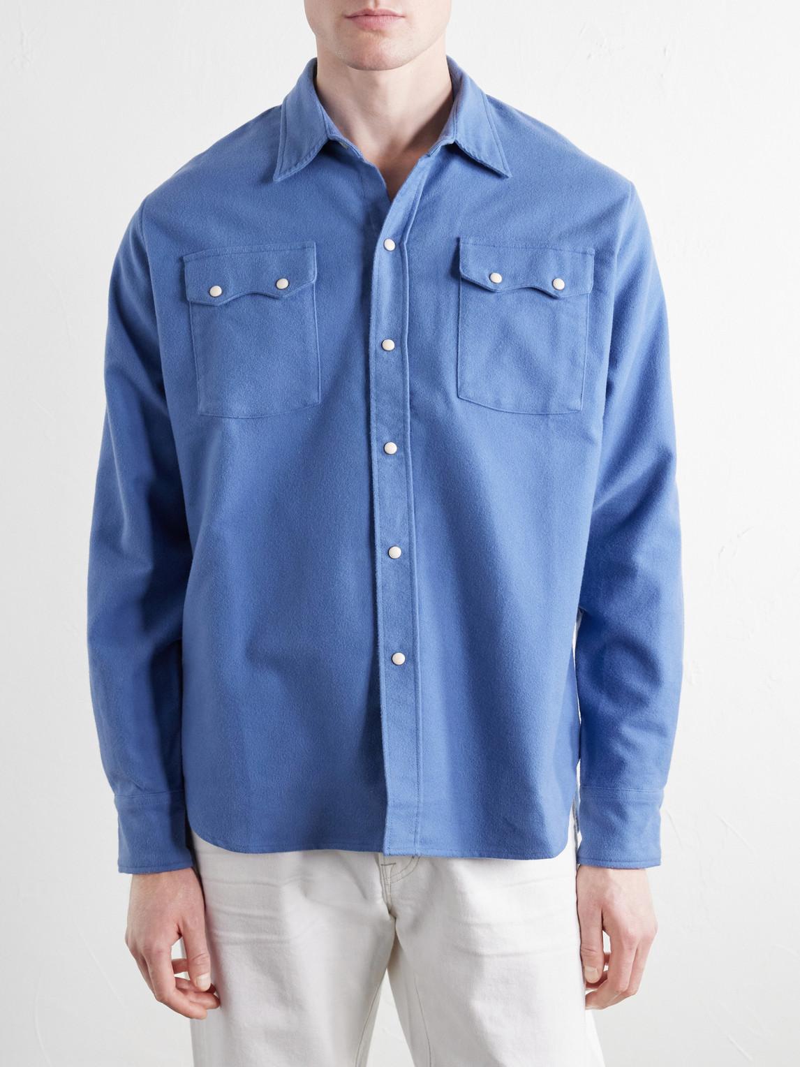 Cotton-Moleskin Western Shirt