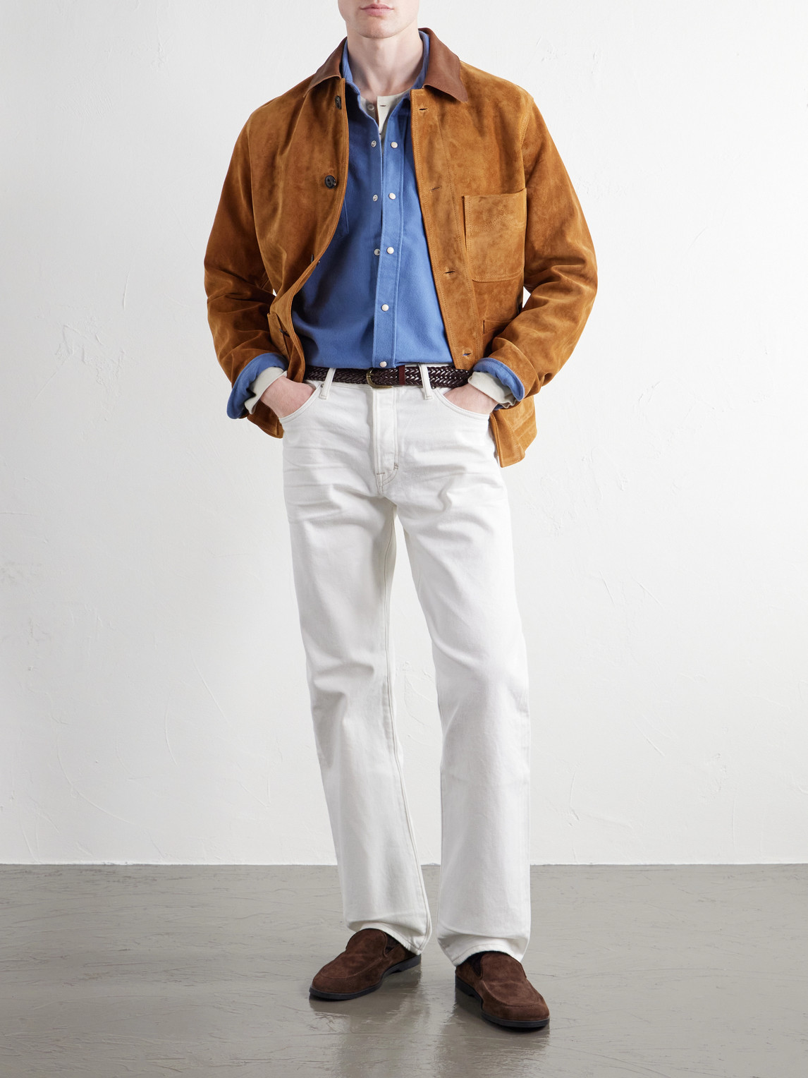 Cotton-Moleskin Western Shirt