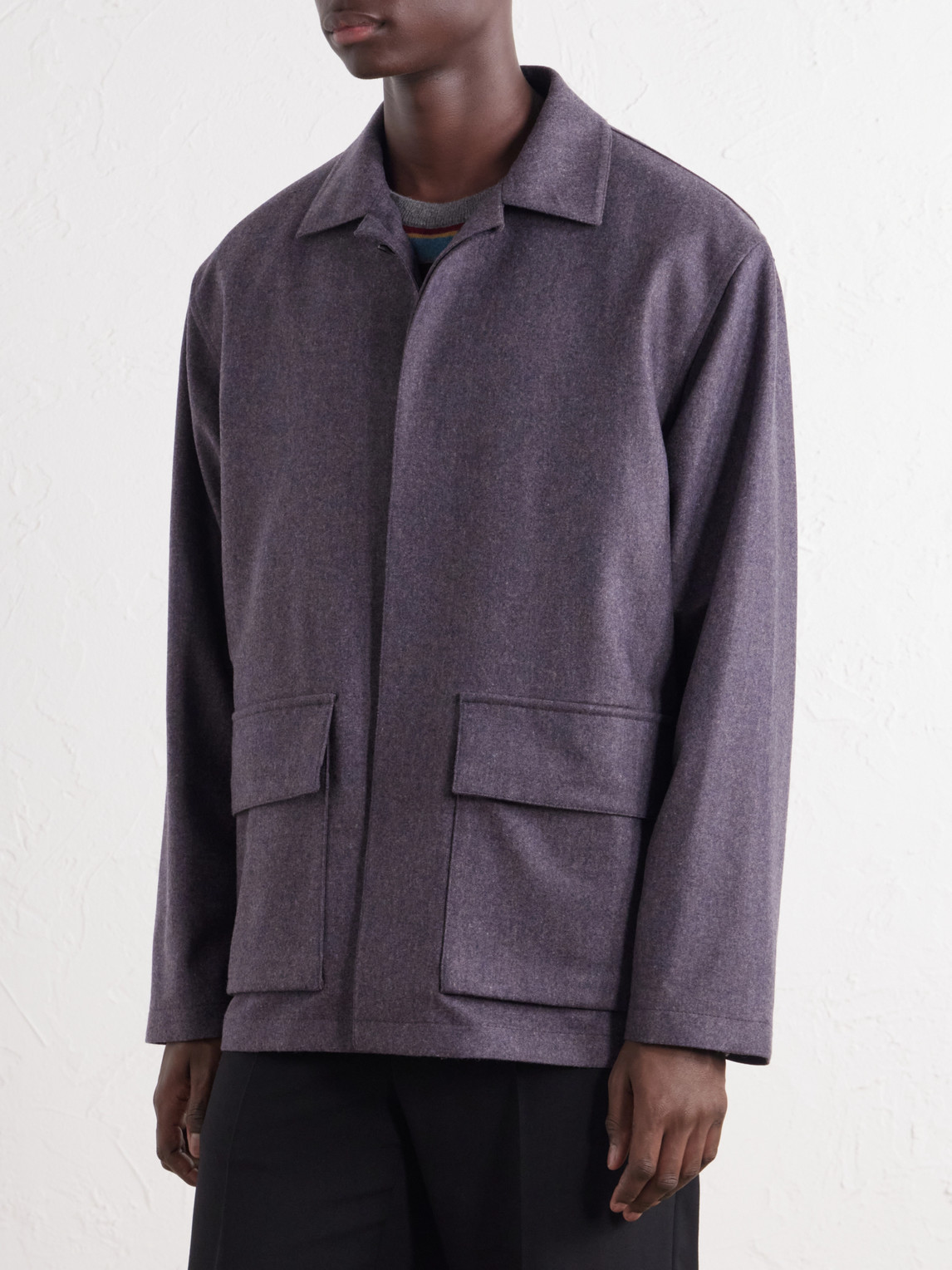 And Cashmere-Blend Blouson Jacket