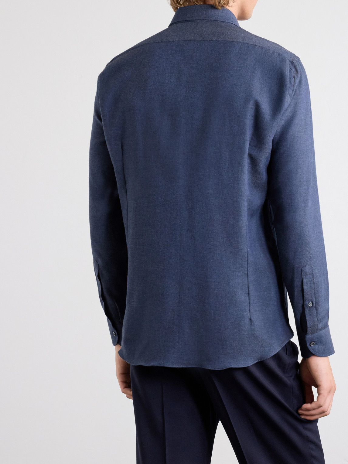 Cotton And Cashmere-Blend Shirt