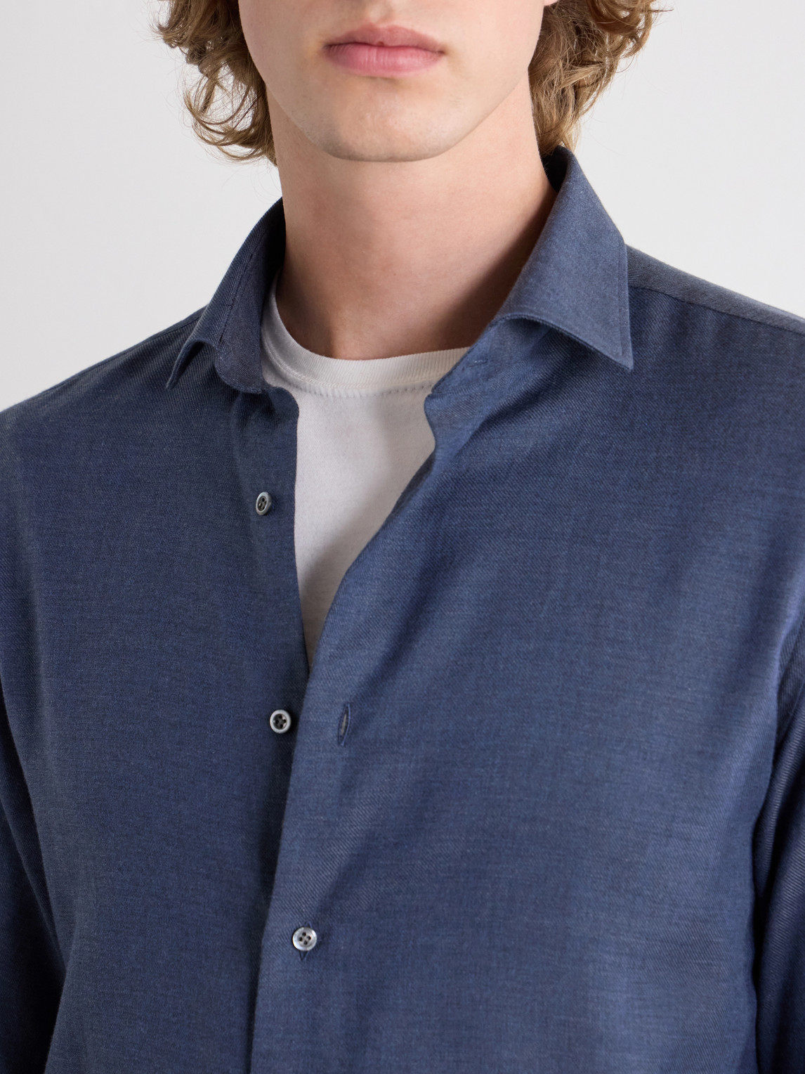 Cotton And Cashmere-Blend Shirt