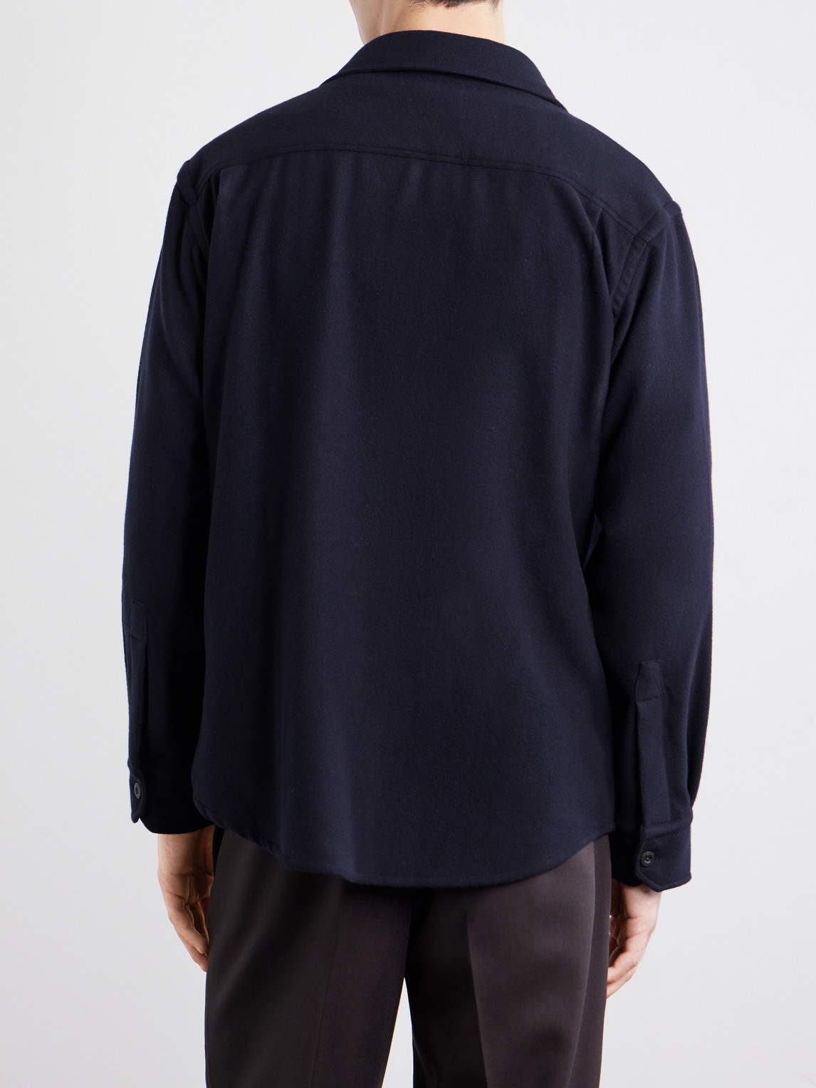 Brushed Wool Overshirt