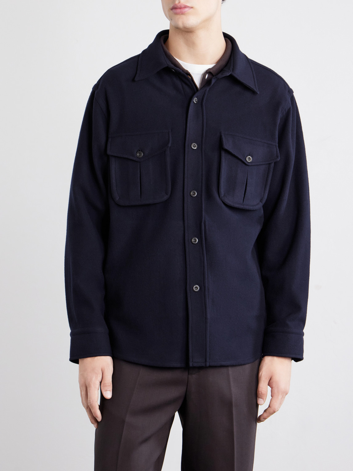 Brushed Wool Overshirt