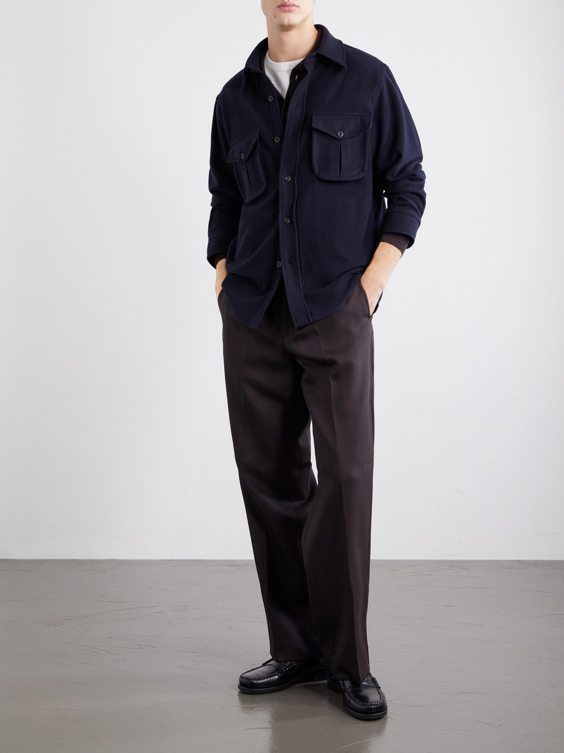 Brushed Wool Overshirt