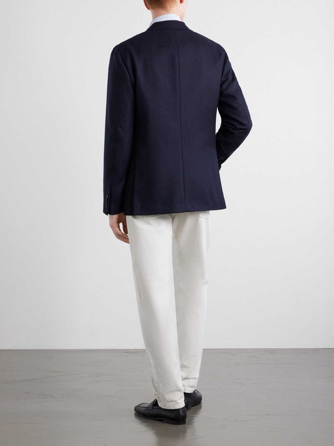 Aida Wool And Cashmere-Blend Twill Blazer