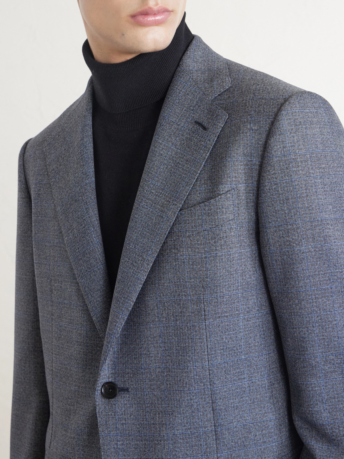 Norma Prince Of Wales Wool Suit Jacket