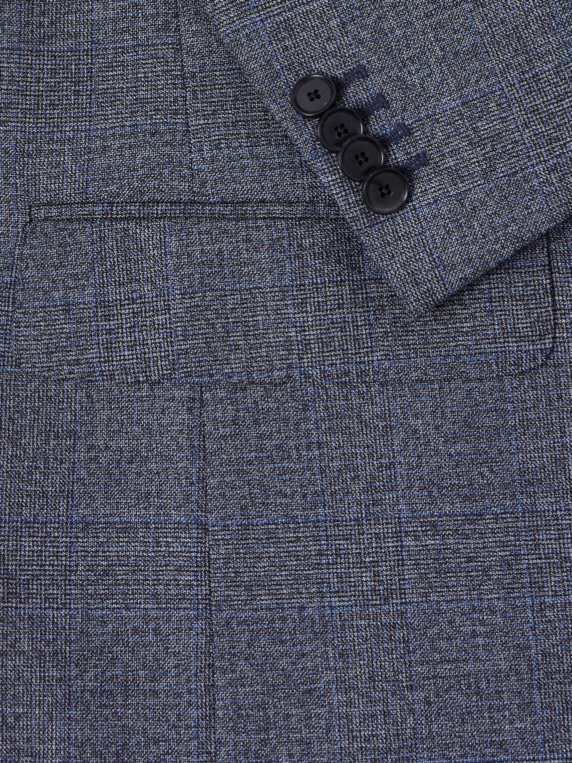 Norma Prince Of Wales Wool Suit Jacket
