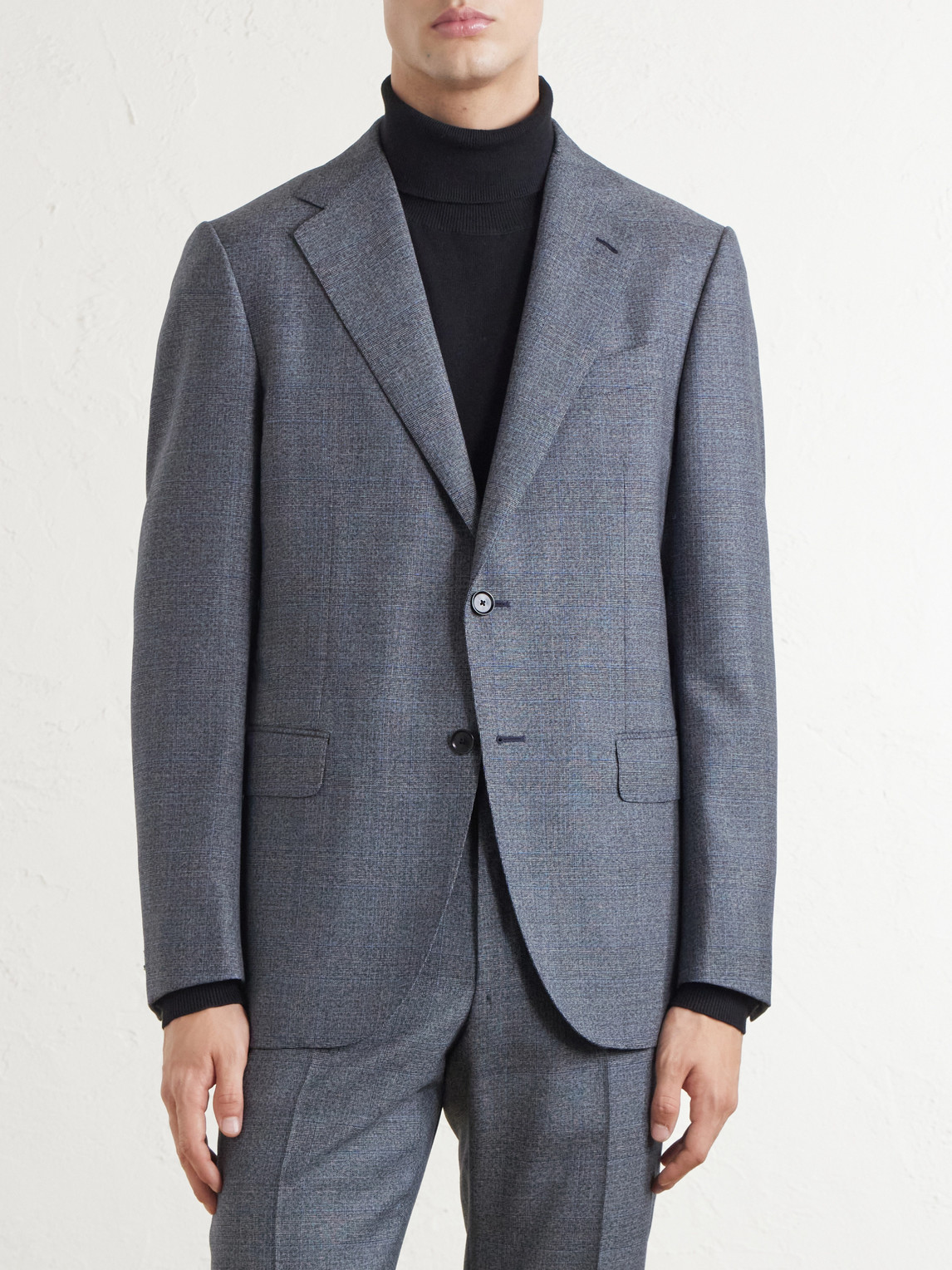 Norma Prince Of Wales Wool Suit Jacket