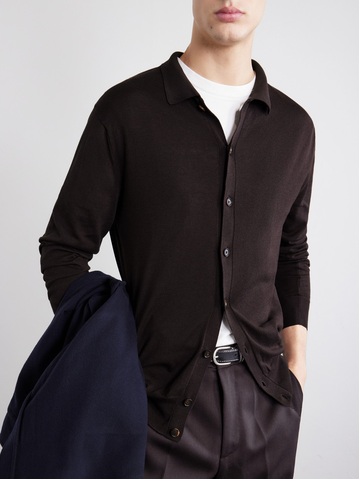 And Cotton-Blend Cardigan