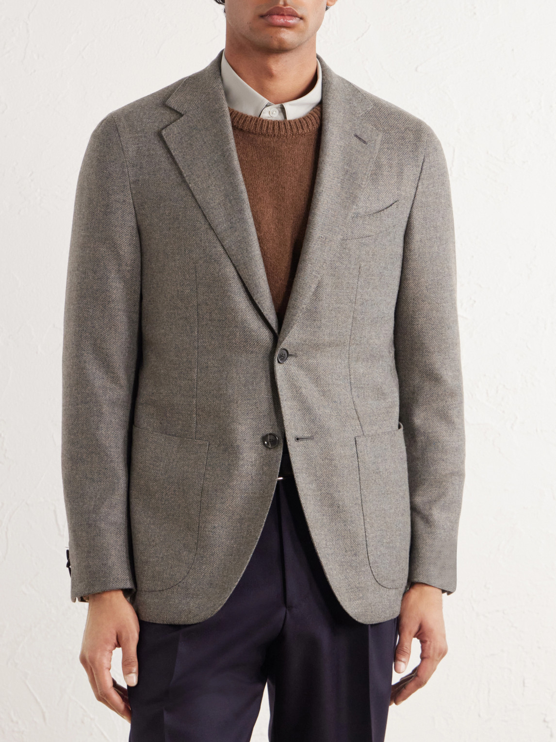 Aida Wool And Cashmere-Blend Twill Blazer