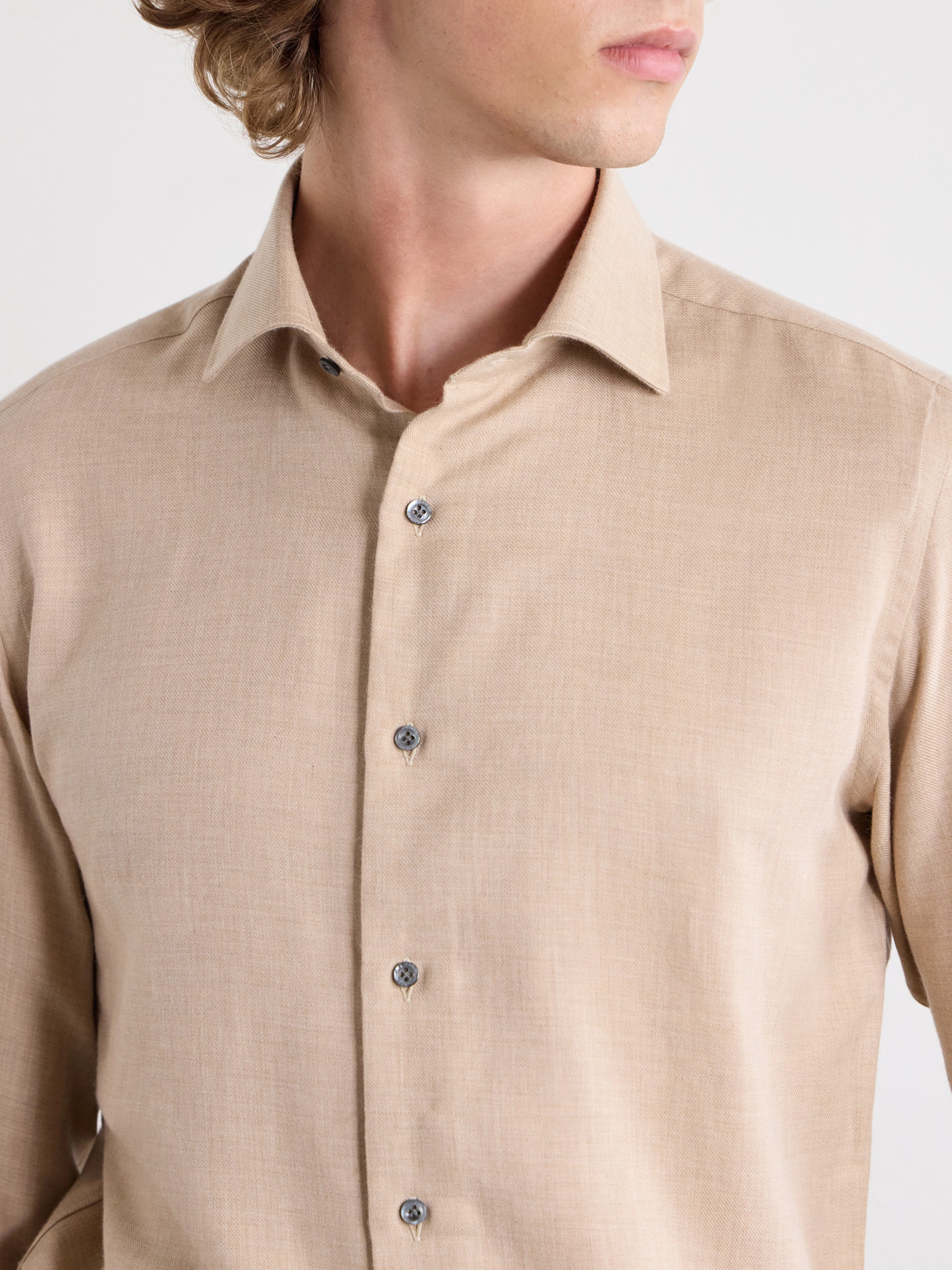 Cotton And Cashmere-Blend Shirt