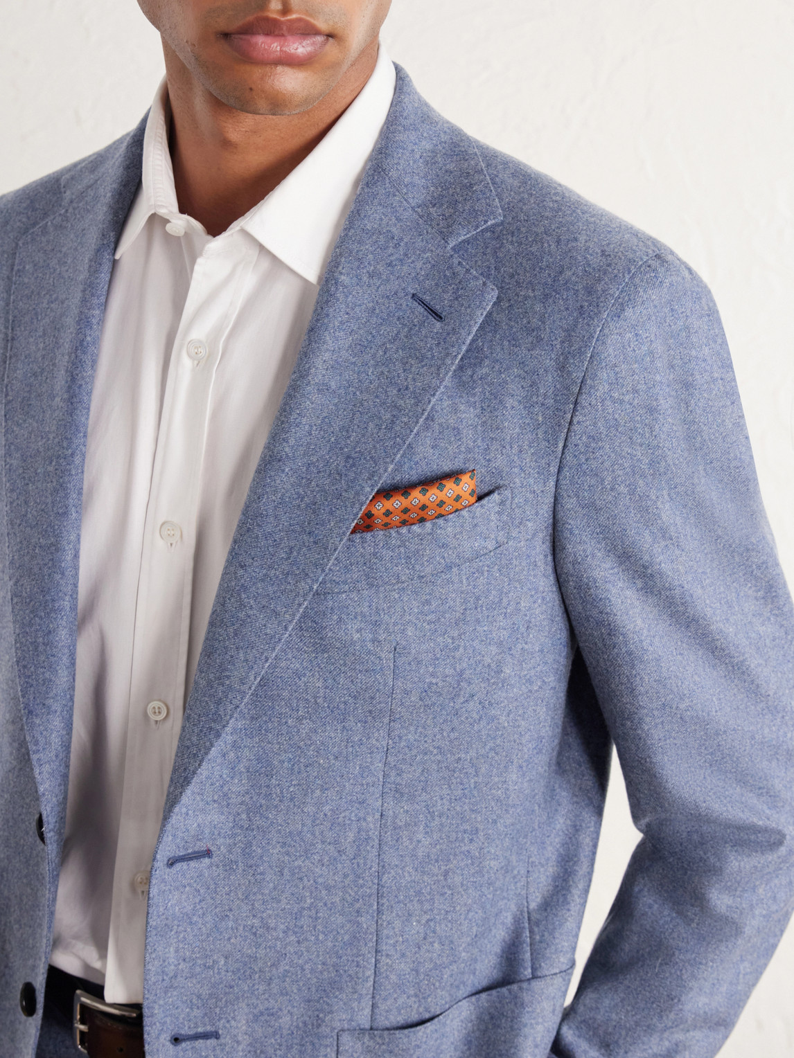 Wool And Cashmere-Blend Flannel Suit Jacket