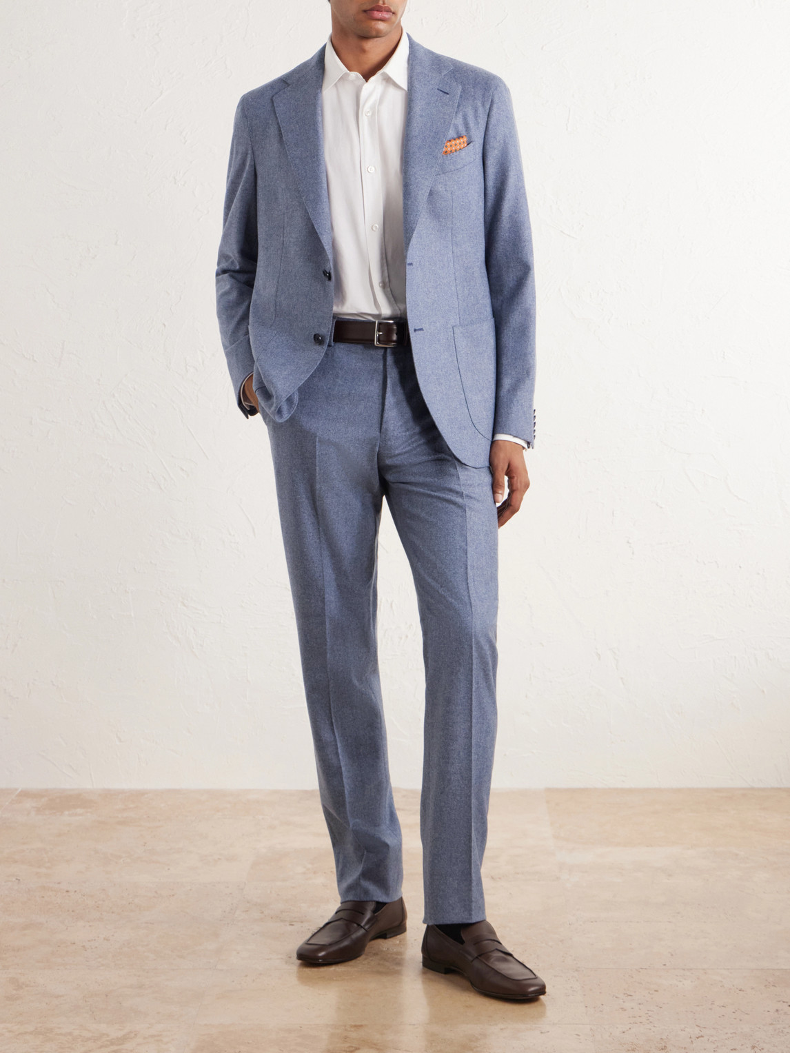 Wool And Cashmere-Blend Flannel Suit Jacket