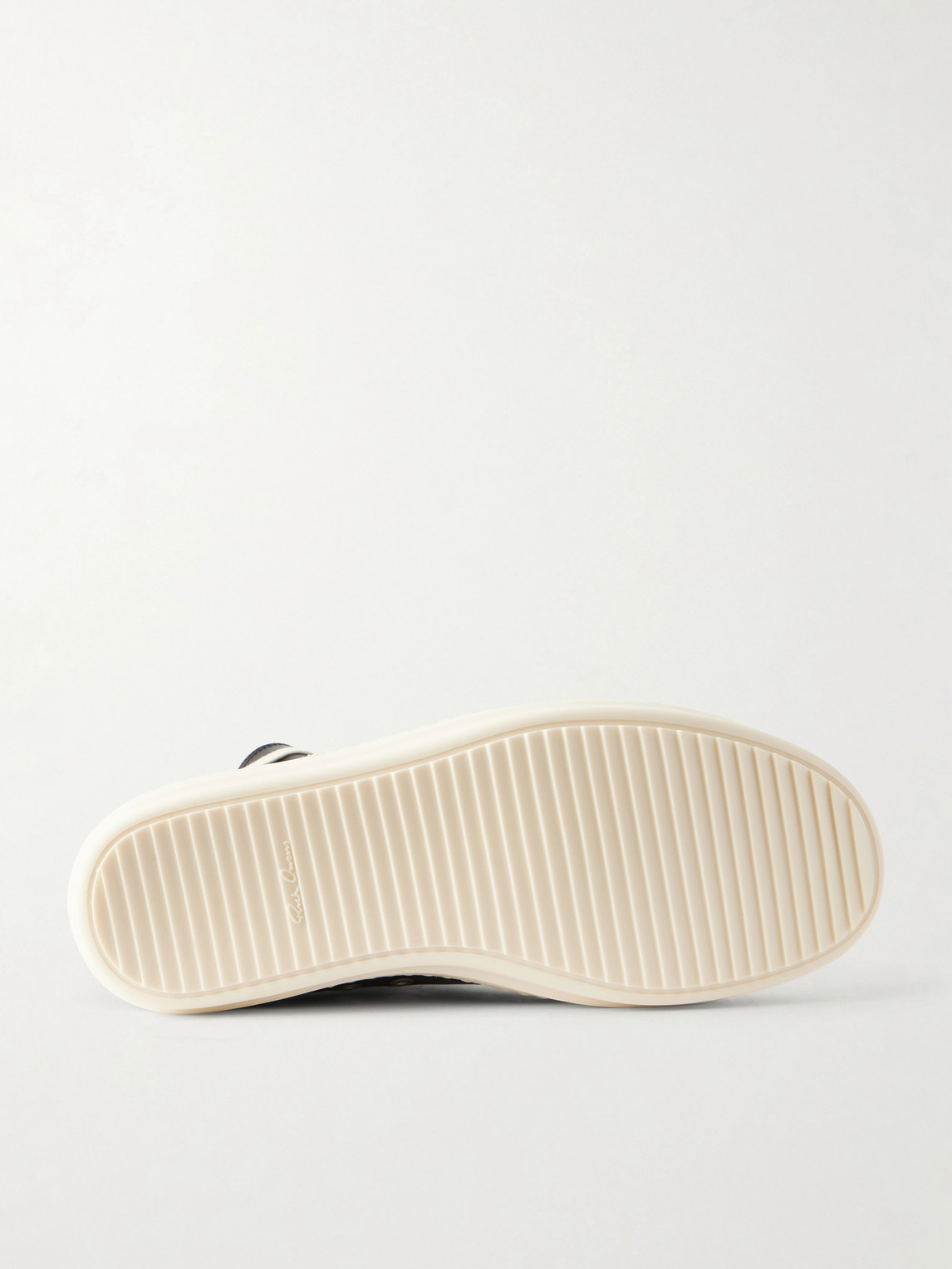 Ramones Full-Grain Leather And Rubber Sneakers