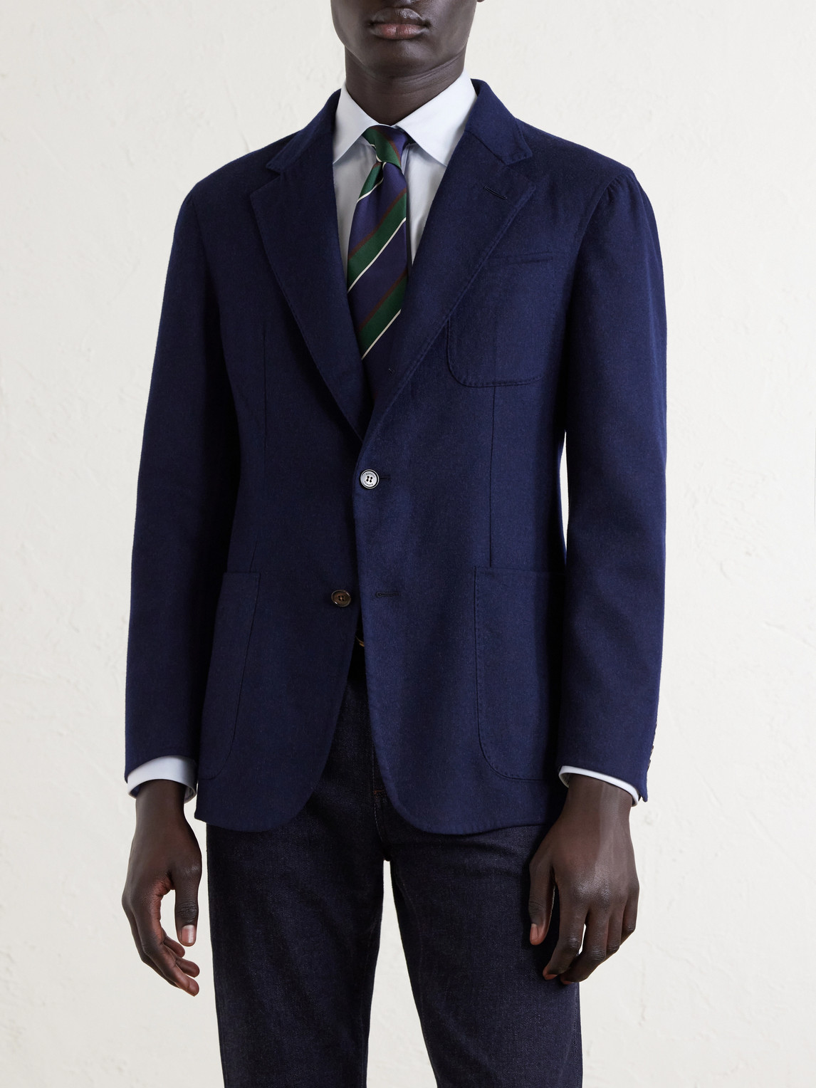 Mohair And Silk-Blend Blazer