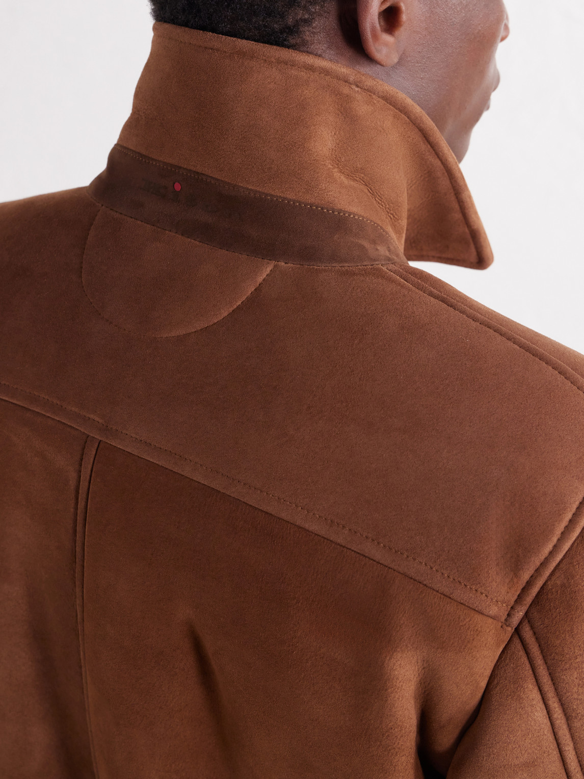 Panelled Shearling Field Jacket