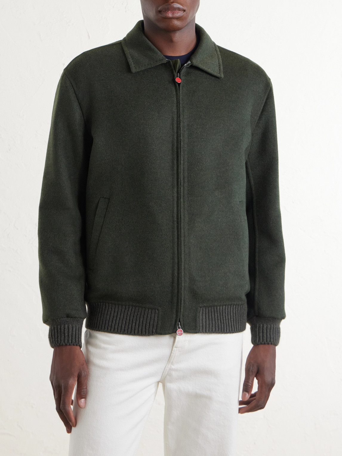 Brushed Wool And Cashmere-Blend Blouson Jacket