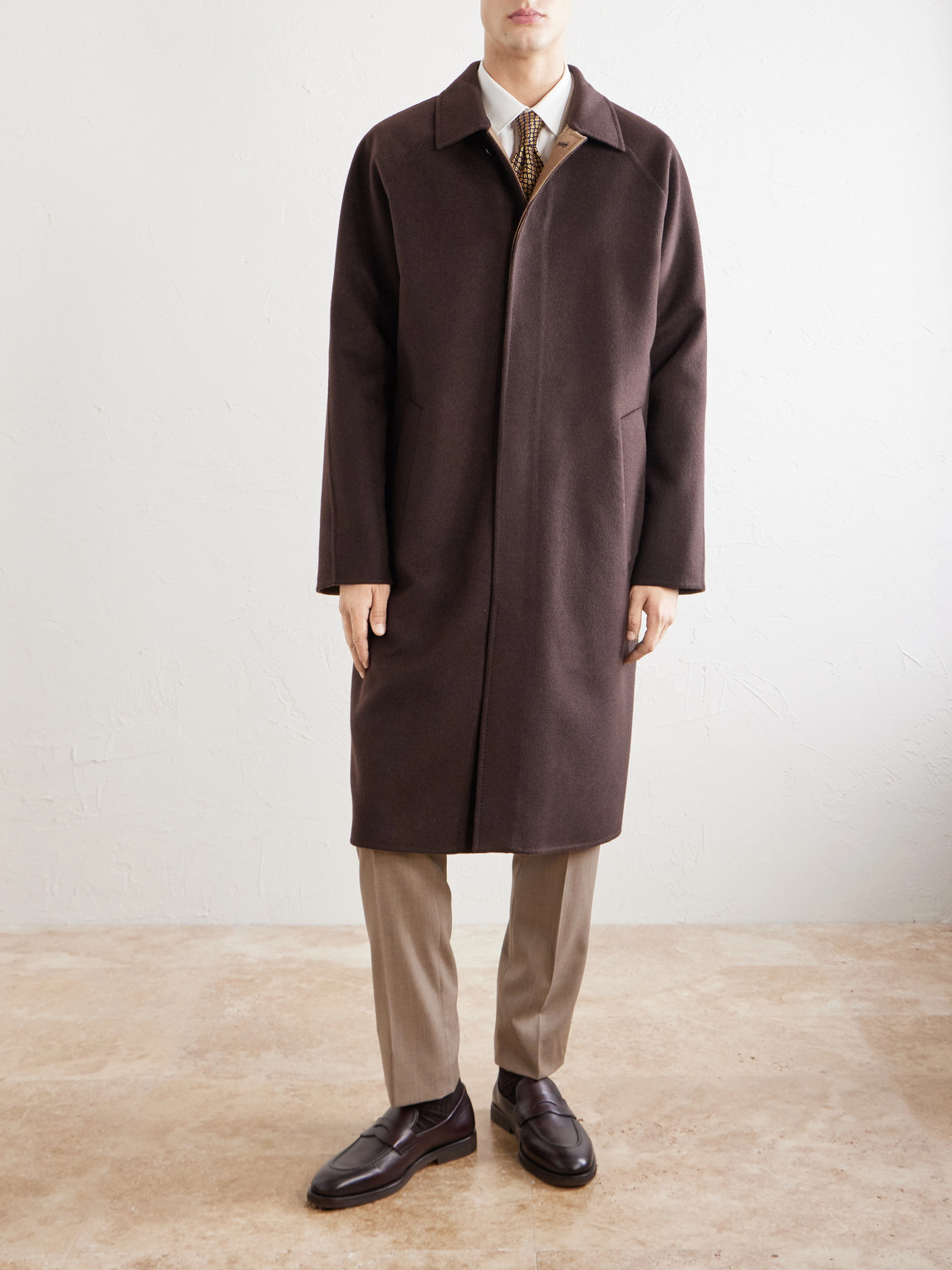 And Cashmere-Blend Coat