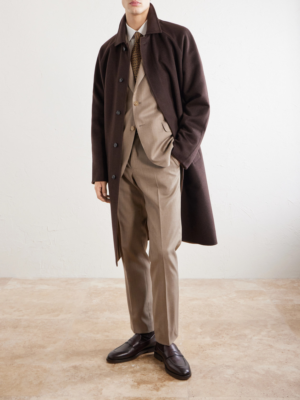 And Cashmere-Blend Coat