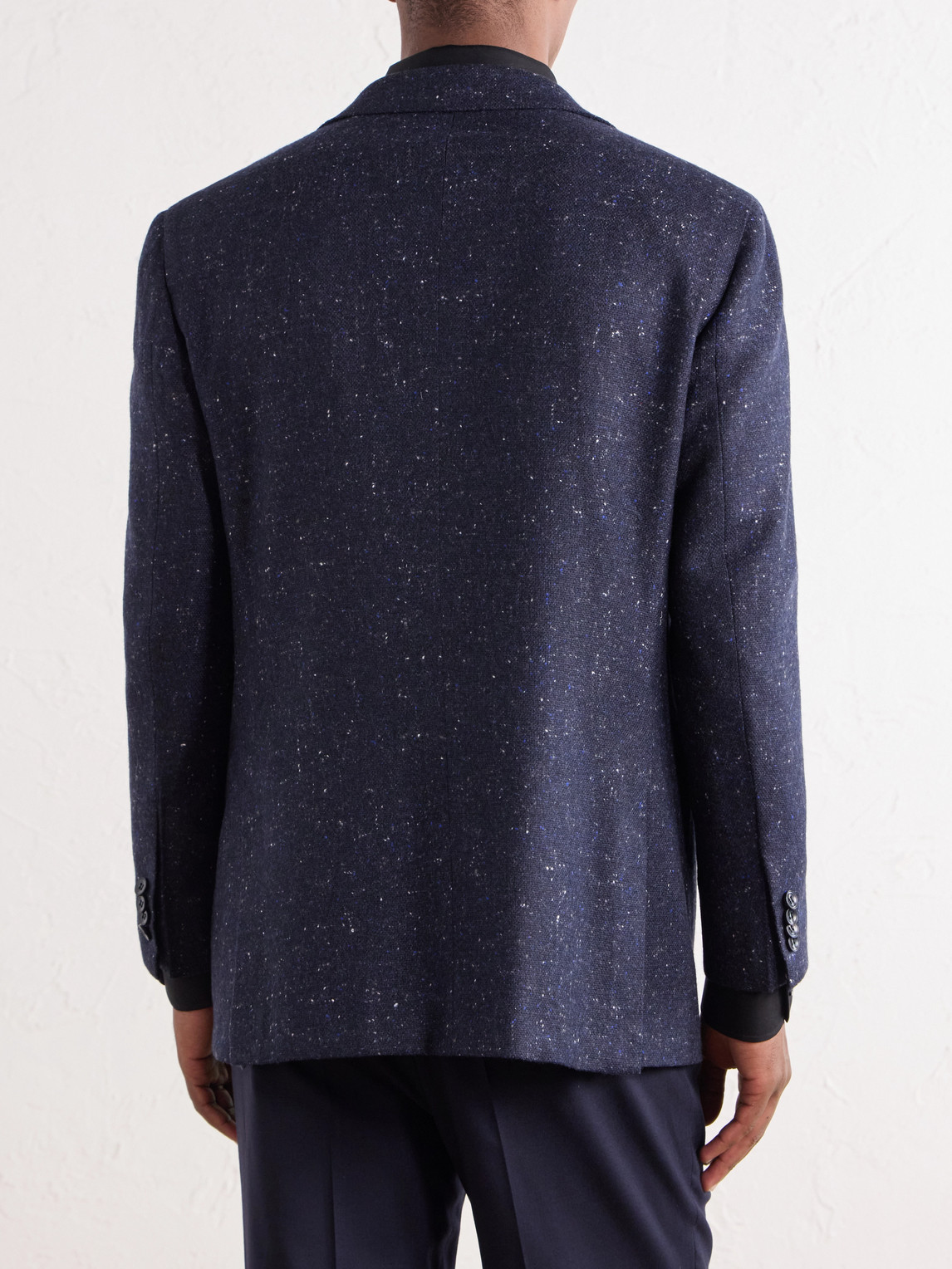 Donegal Cashmere-Grain De Poudre Blazer