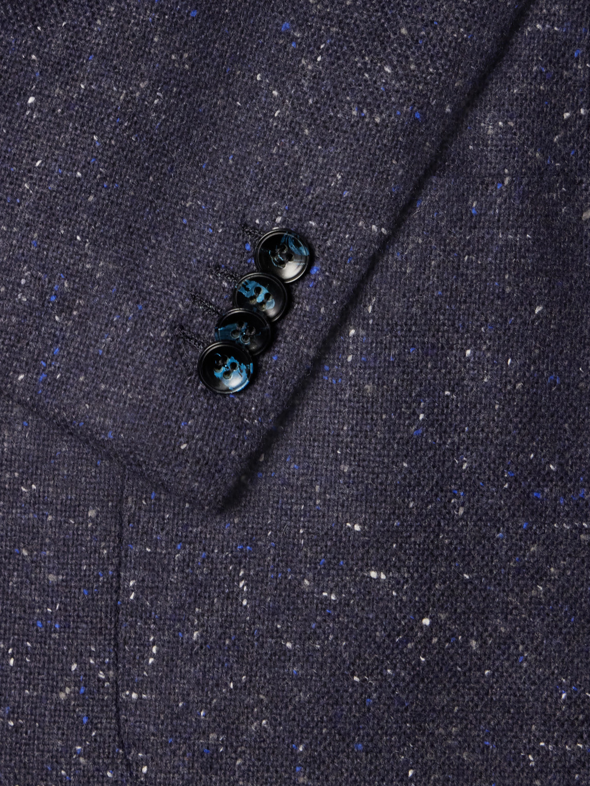 Donegal Cashmere-Grain De Poudre Blazer