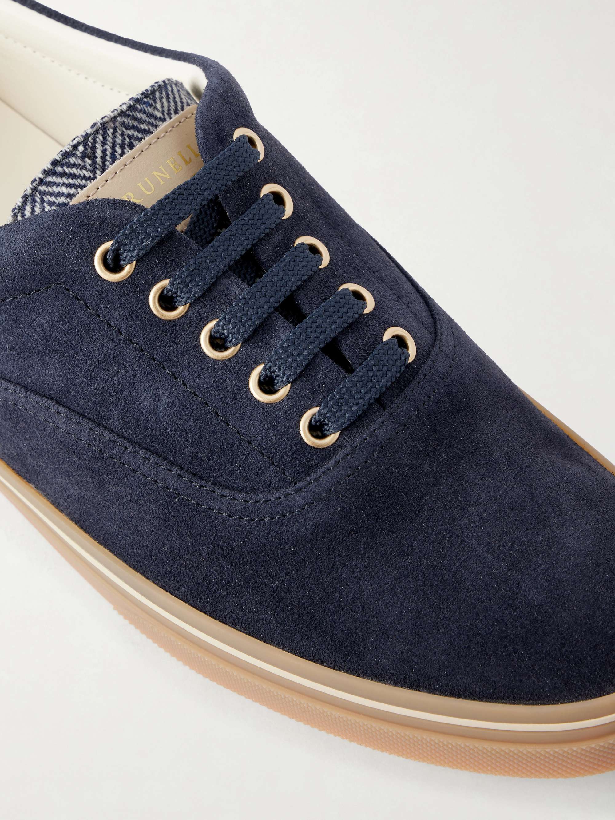 BRUNELLO CUCINELLI Suede Sneakers for Men | MR PORTER