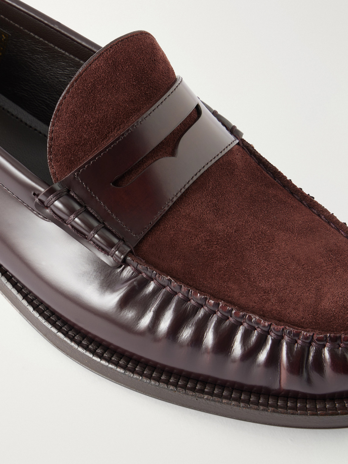 Brunello Cucinelli Suede Penny Loafers - Men | Thumbnail 5 Brunello Cucinelli Suede Penny Loafers - Men | Thumbnail 5