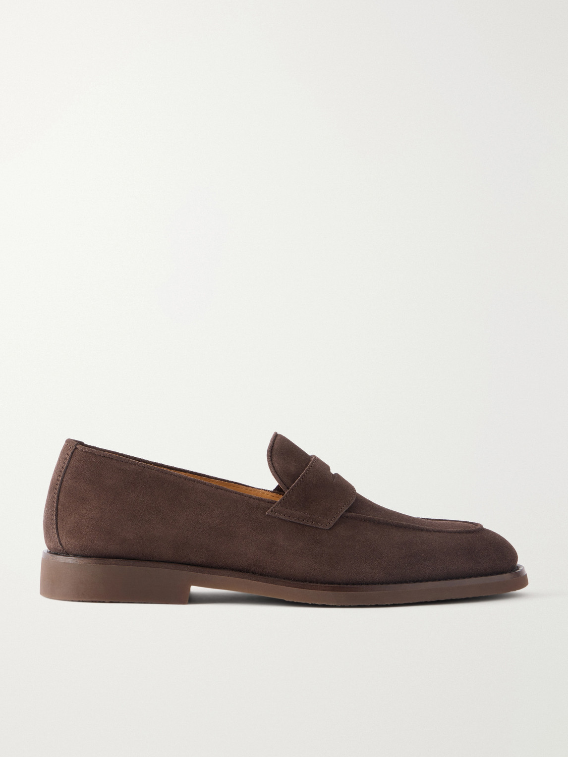 Brunello Cucinelli Flex Suede Penny Loafers - Men