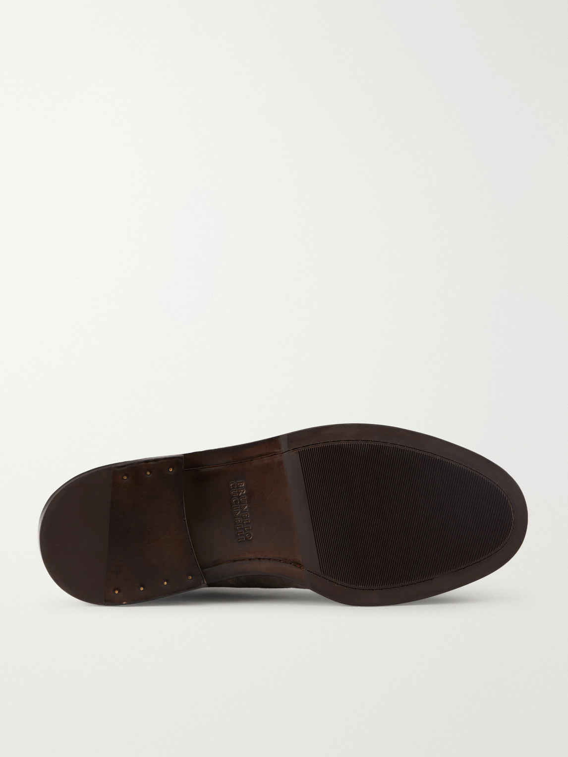 Brunello Cucinelli Suede Derby Boots - Men | Thumbnail 3