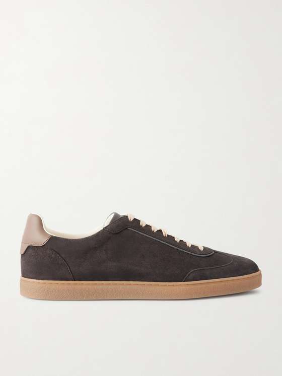 Brunellocucinelli Coda di Rondine Suede Sneakers