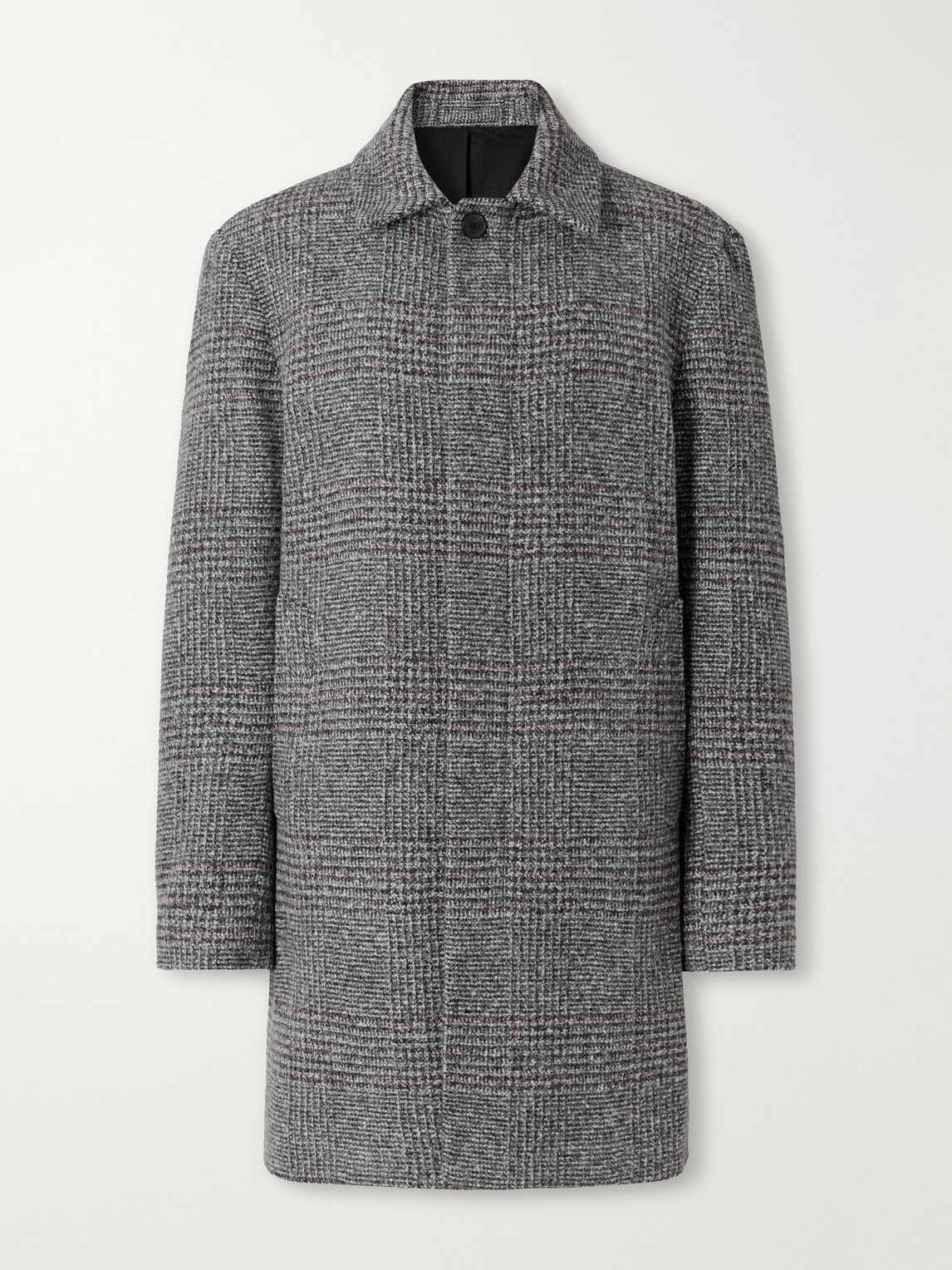 Mr P. - Prince Of Wales Checked Wool And Cashmere-Blend Twill Coat