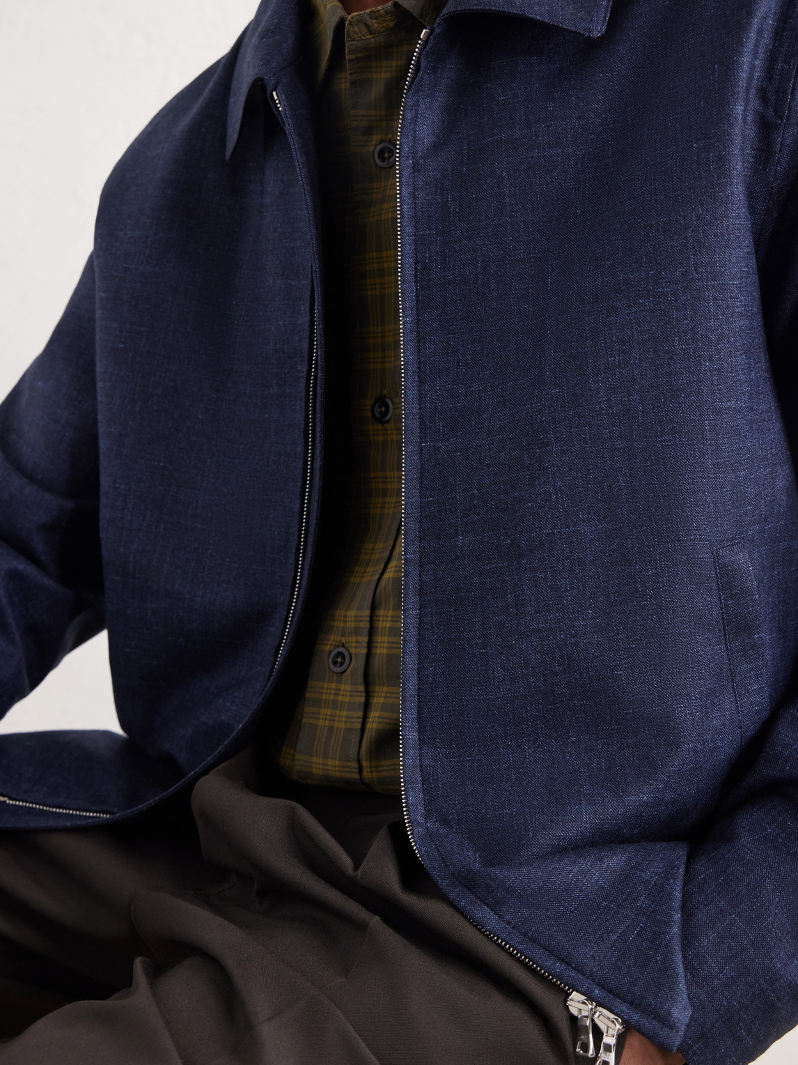 Mr P. - Wool, Silk And Cotton-Blend Blouson Jacket