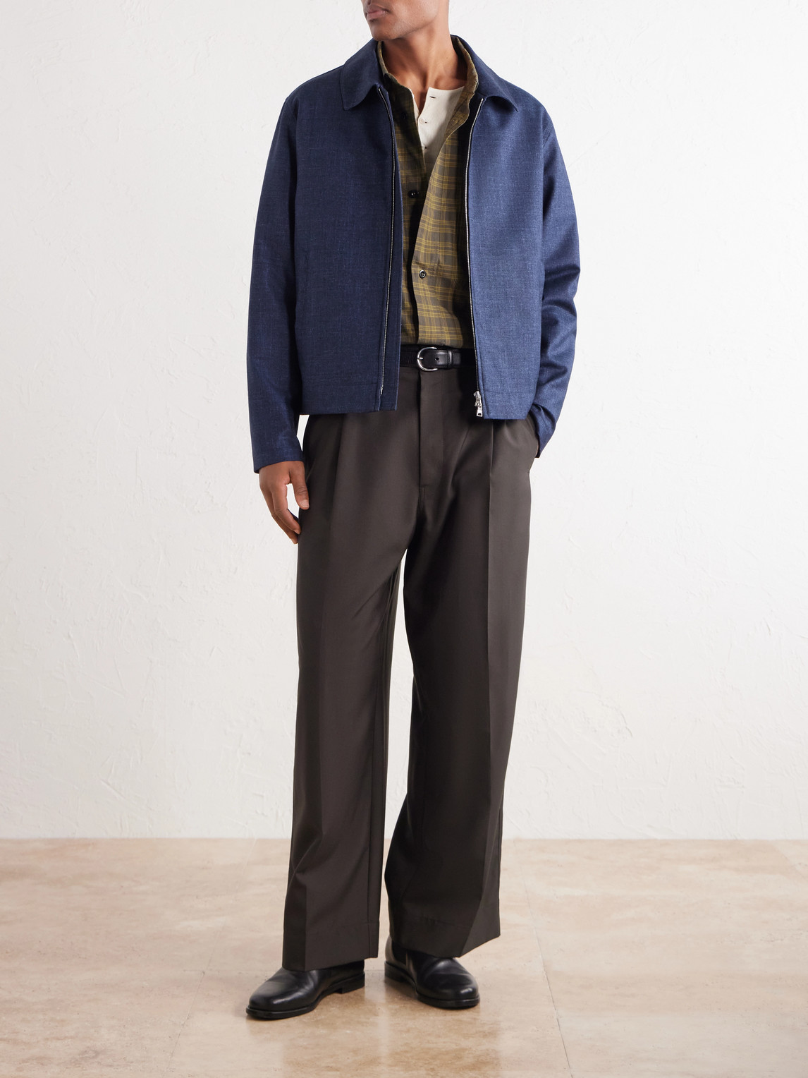 Mr P. - Wool, Silk And Cotton-Blend Blouson Jacket