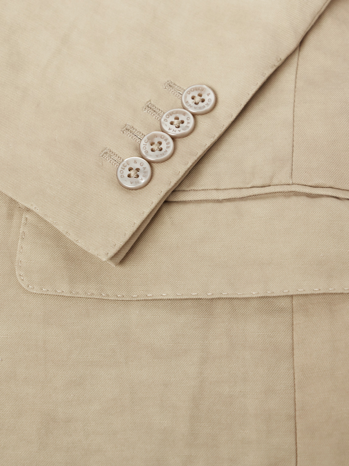 Dolce&Gabbana - Maiolica Linen Blazer