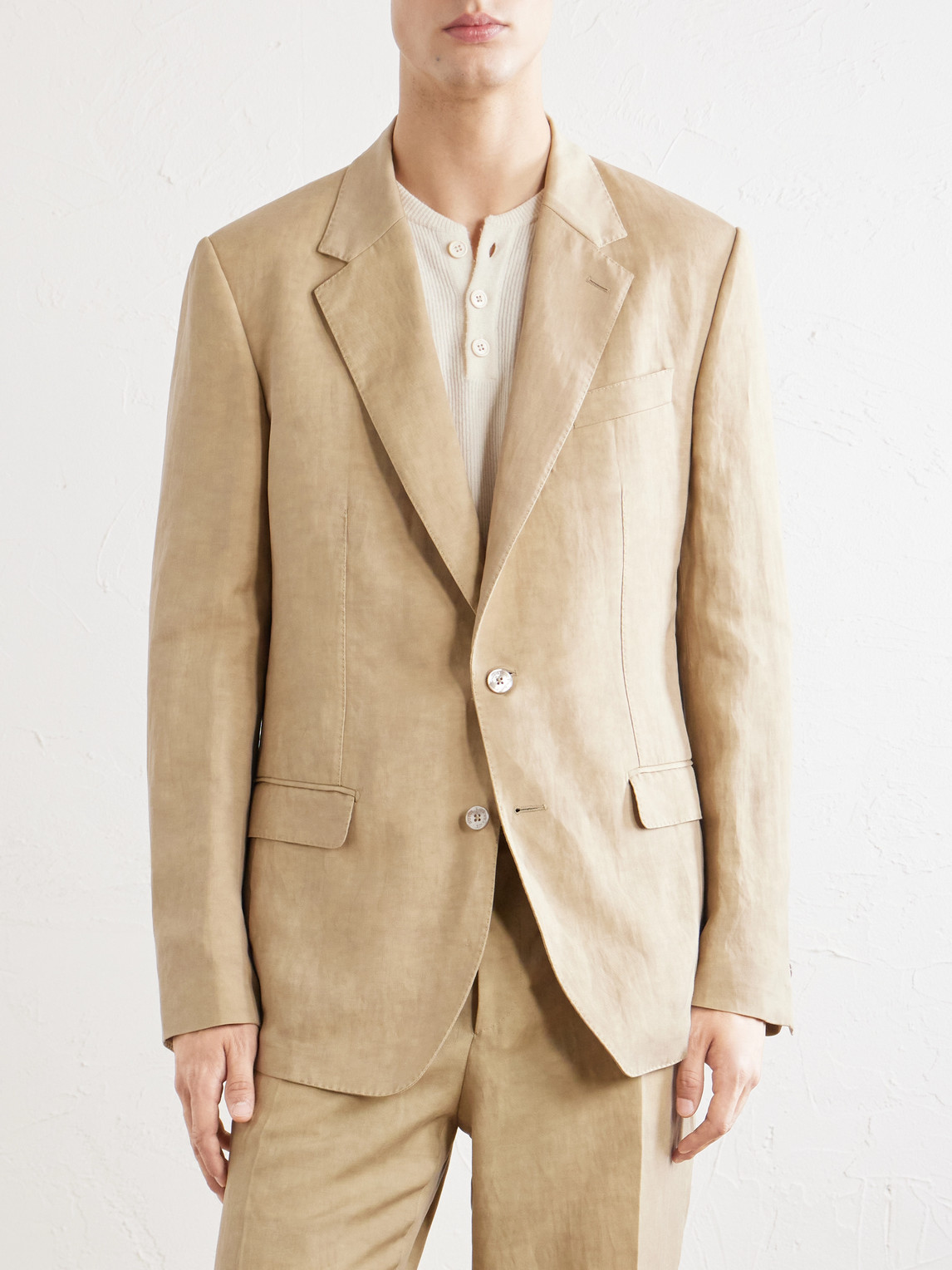 Dolce&Gabbana - Maiolica Linen Blazer
