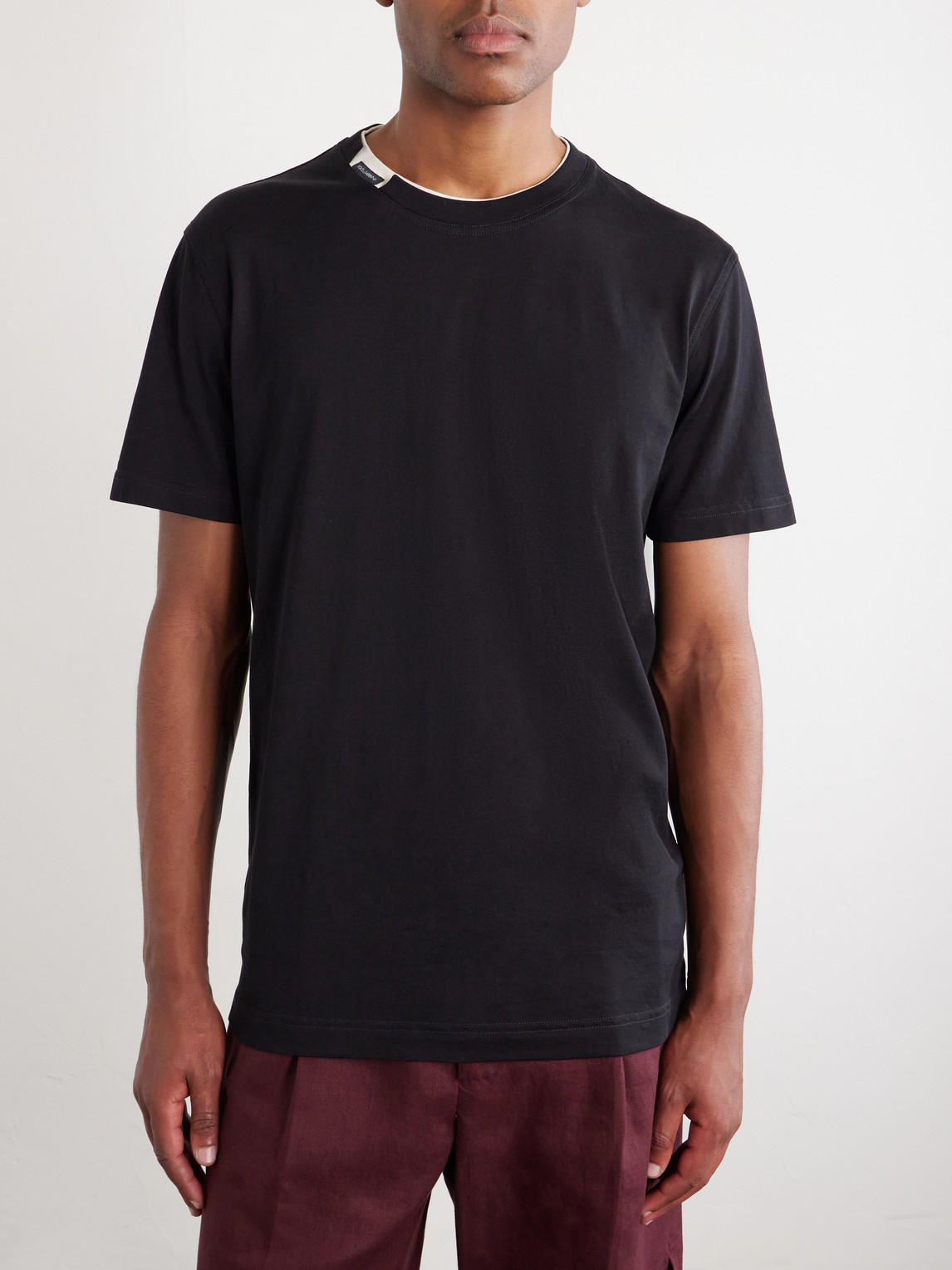 Dolce&Gabbana - Logo-Appliquéd Cotton-Jersey T-Shirt