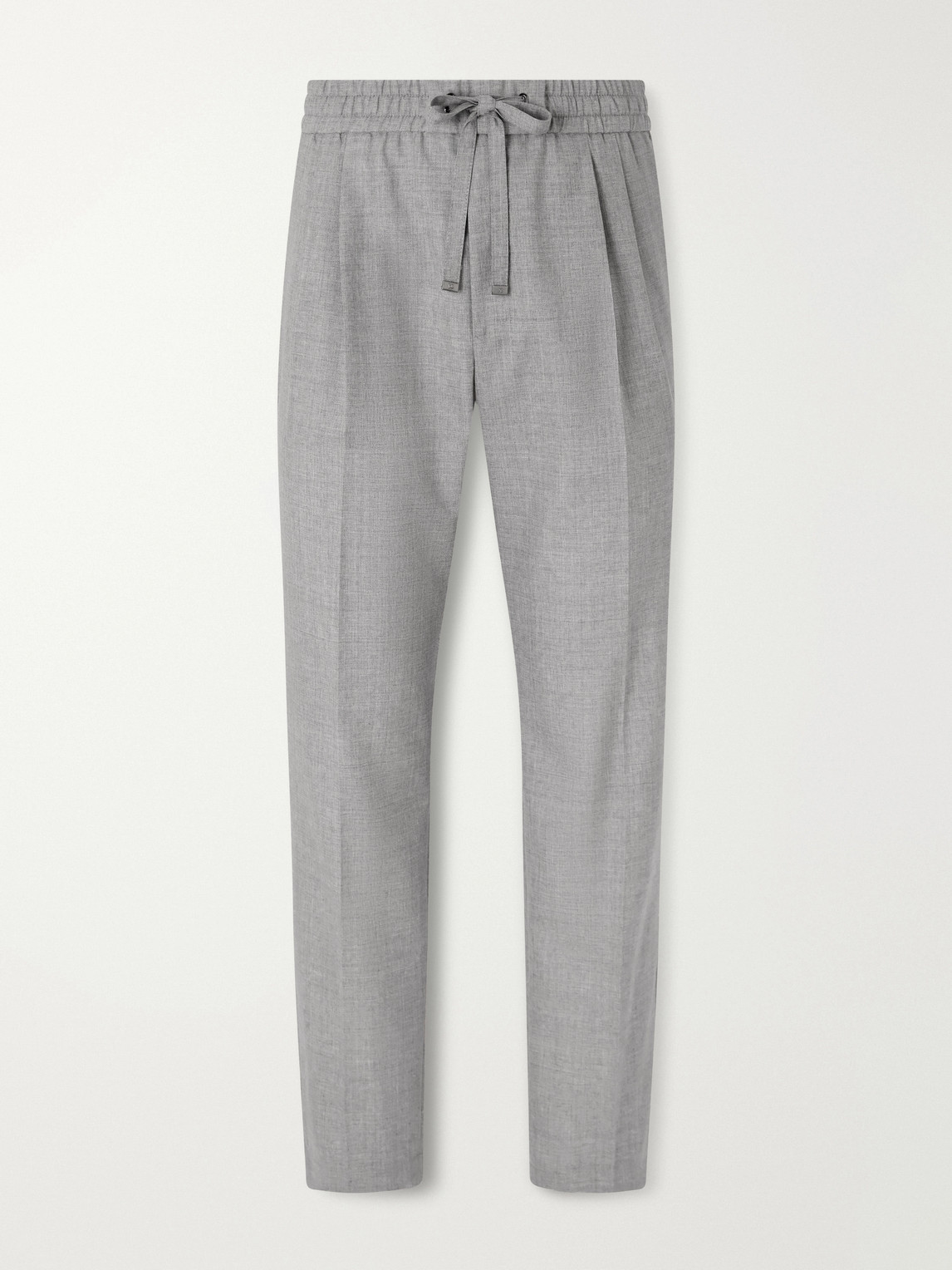 Dolce&Gabbana - Sartoriale Straight-Leg Pleated Wool Trousers