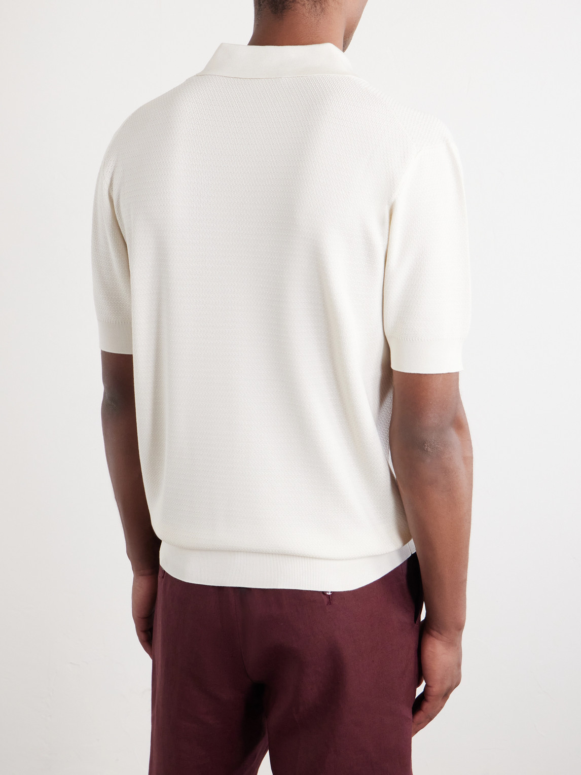 Dolce&Gabbana - Logo-Embroidered Polo Shirt