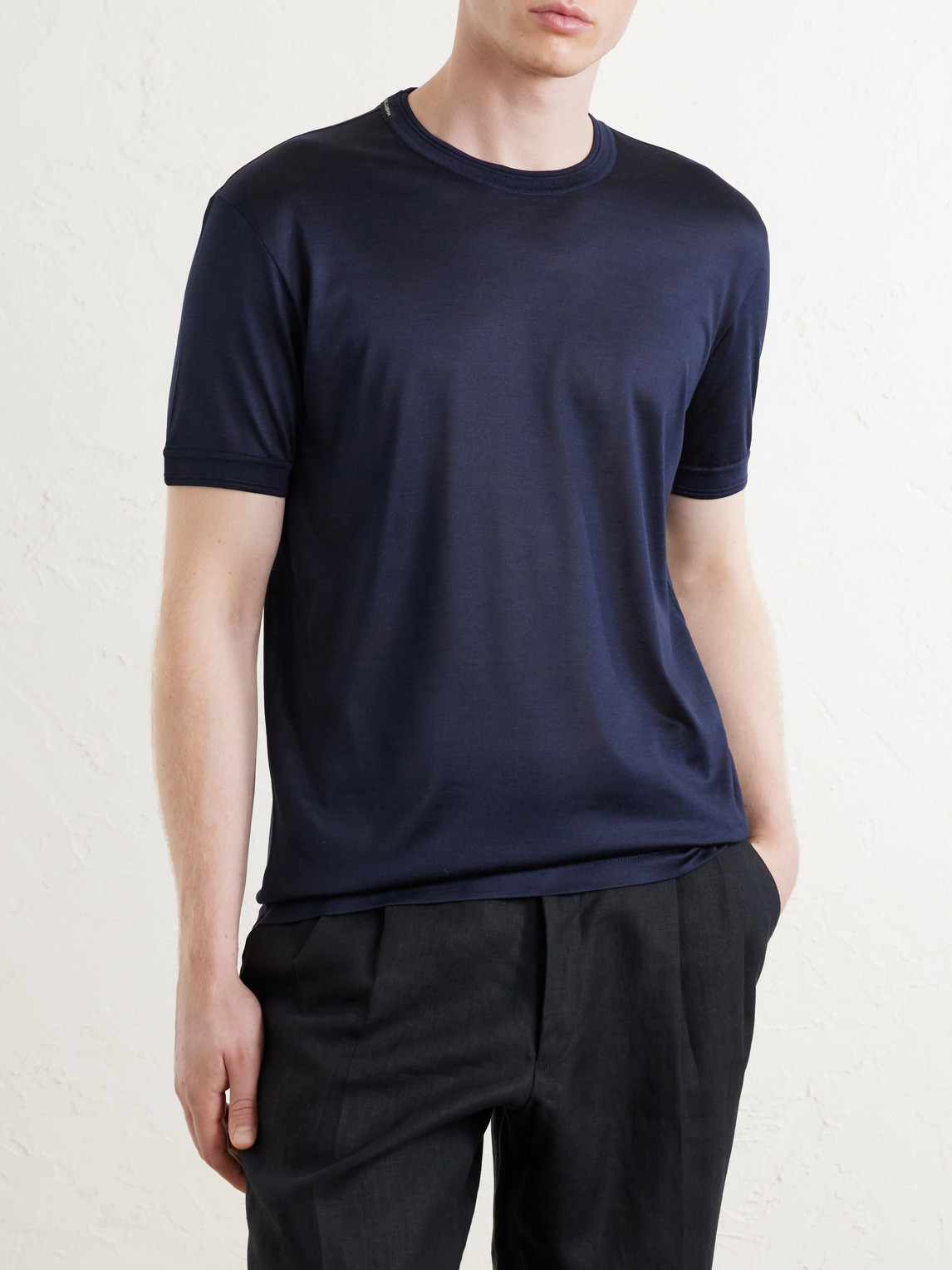Dolce&Gabbana - Silk-Jersey T-Shirt