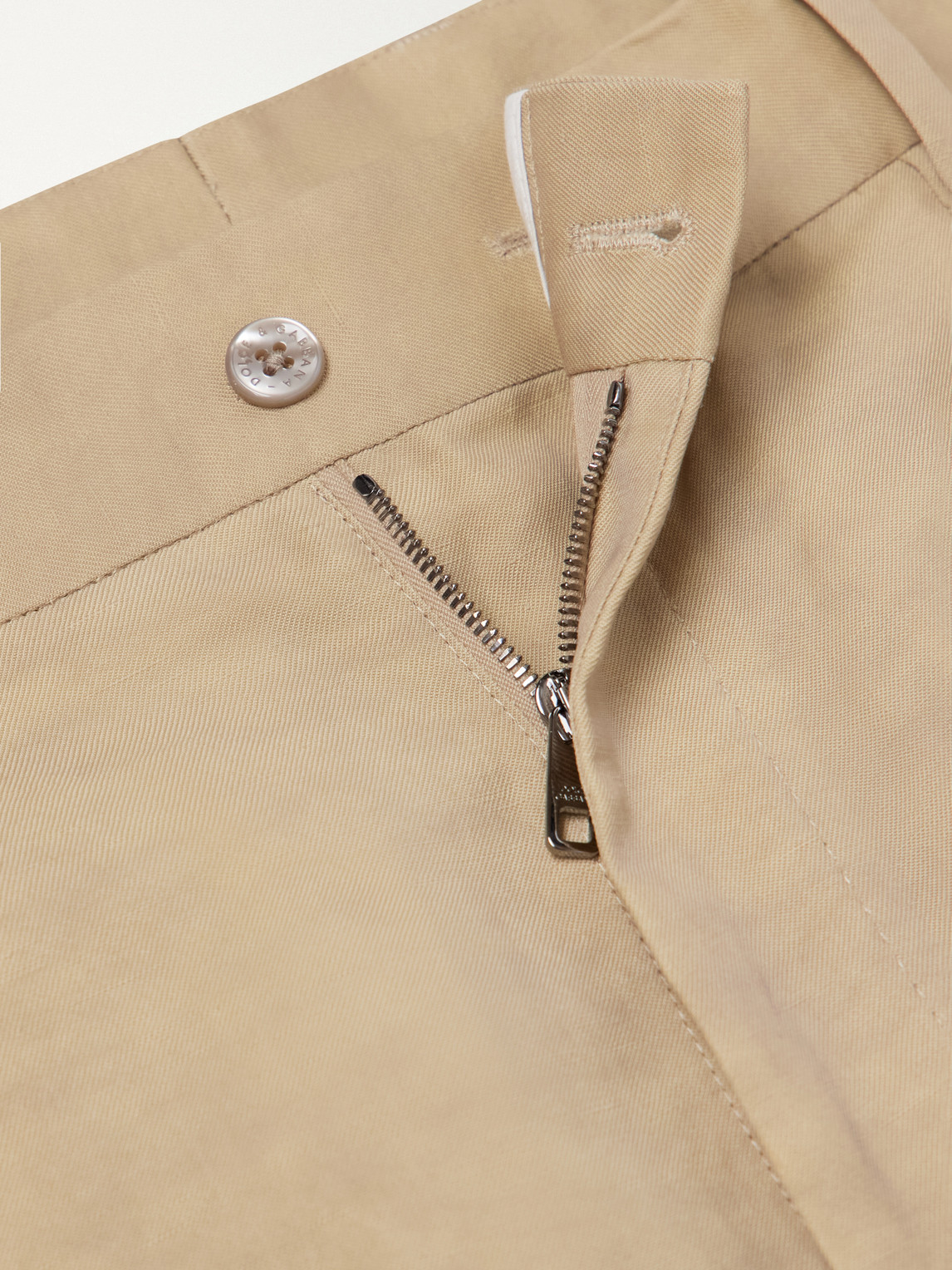 Dolce&Gabbana - Tapered Linen Trousers