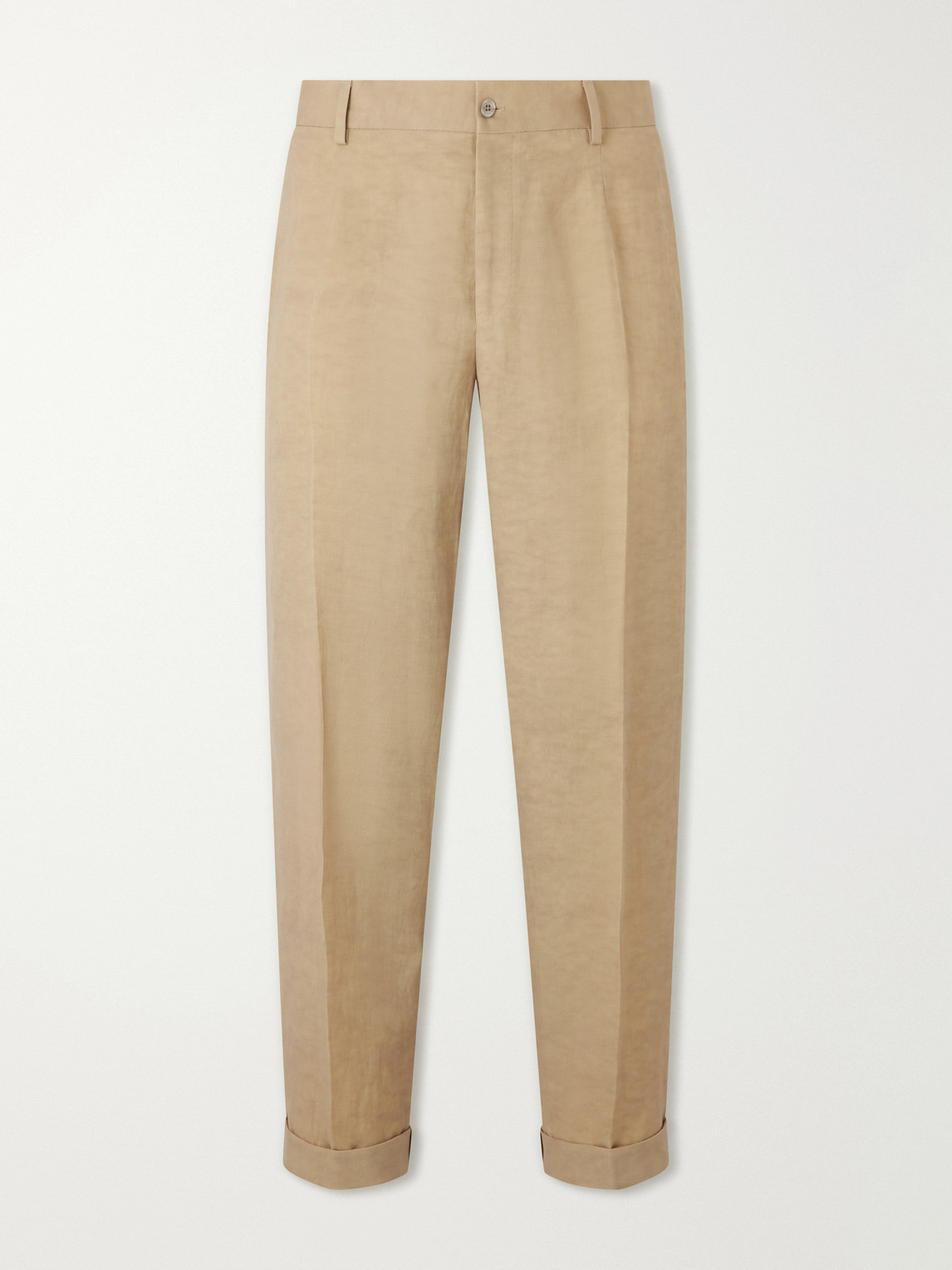 Dolce&Gabbana - Tapered Linen Trousers