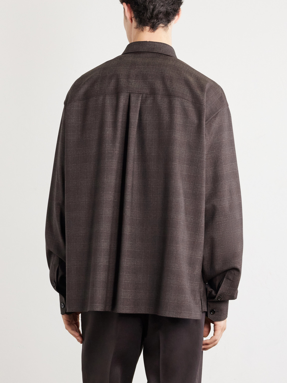 Dolce&Gabbana - Sartoriale Checked Wool-Blend Shirt