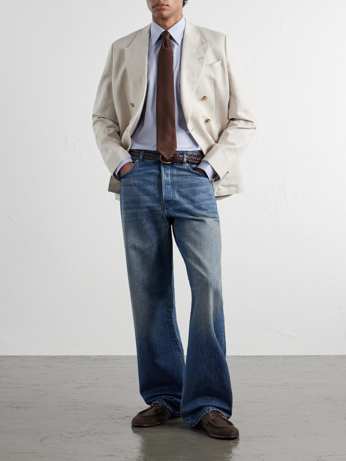 Dolce&Gabbana - Classic-Collar Striped Cotton-Poplin Shirt