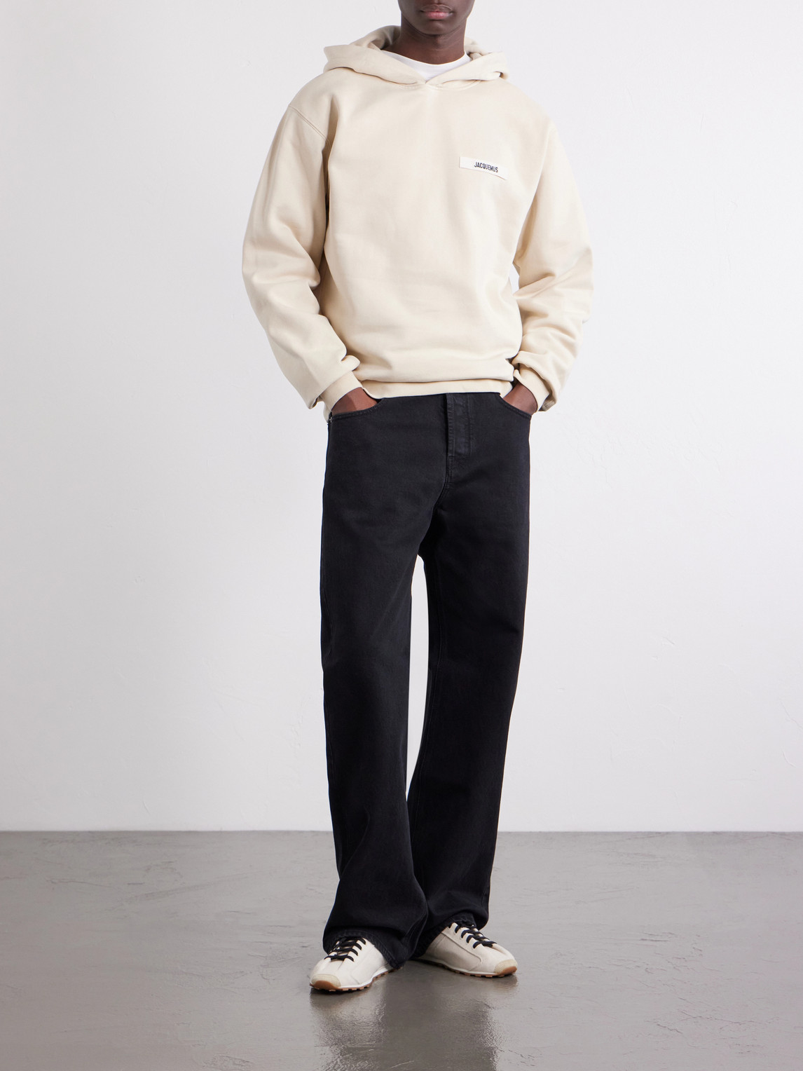 Logo-Appliquéd Cotton-Jersey Hoodie