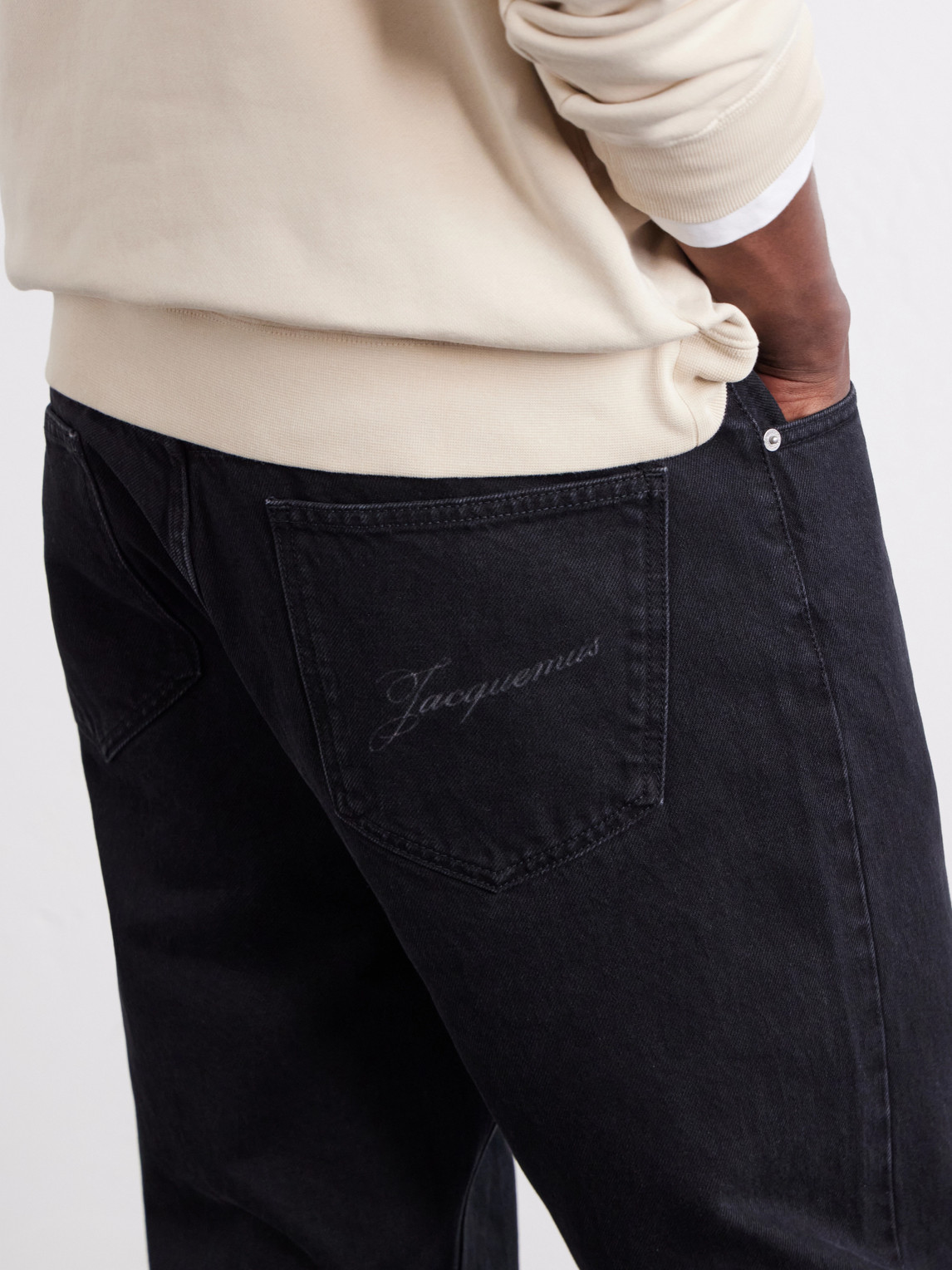 Le De-Nîmes Straight-Leg Jeans