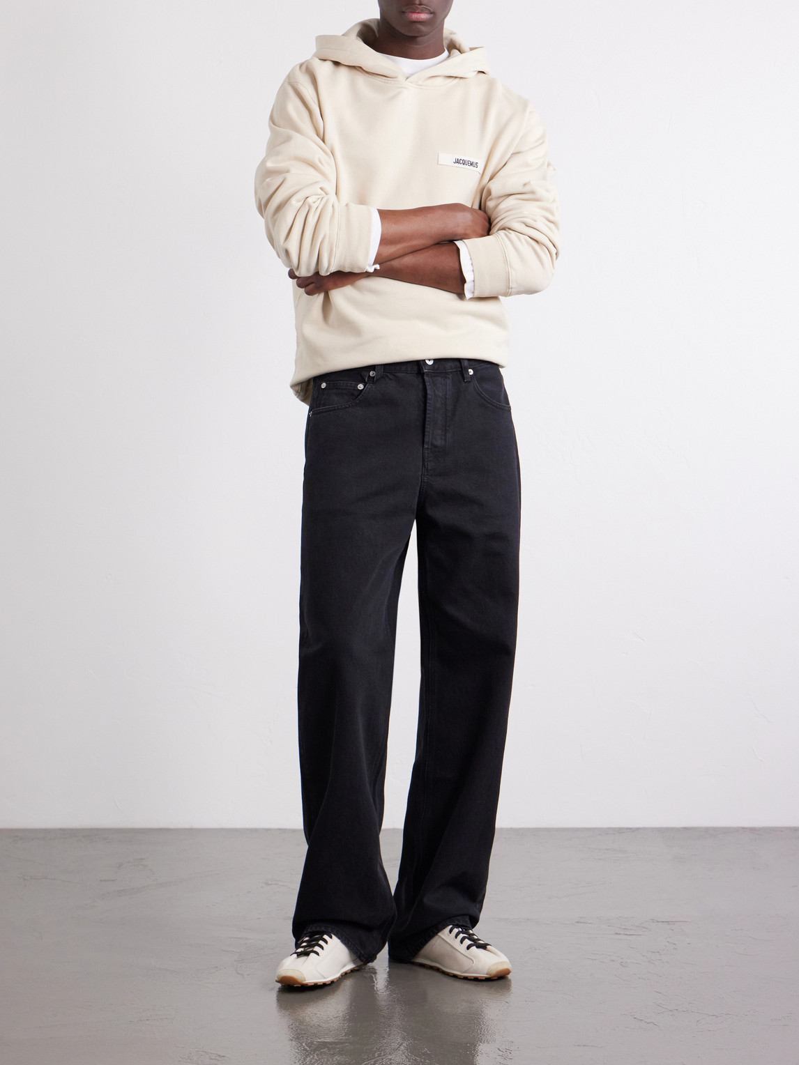 Le De-Nîmes Straight-Leg Jeans