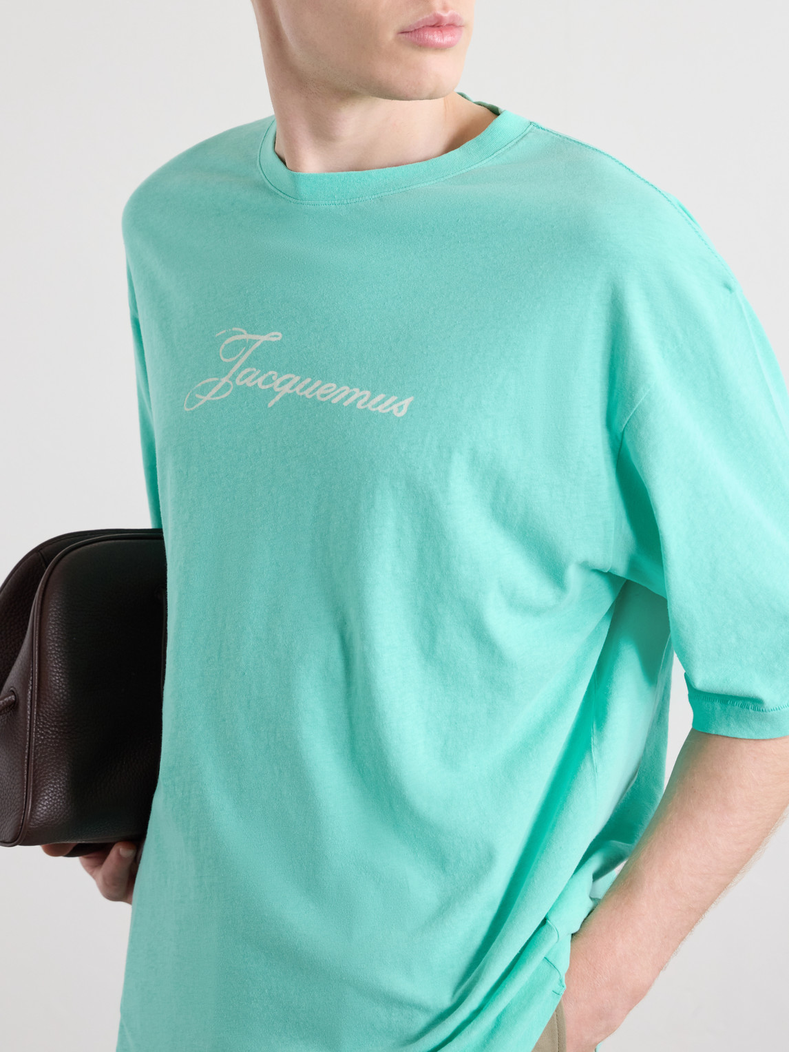 Logo-Print Cotton And Hemp-Blend T-Shirt