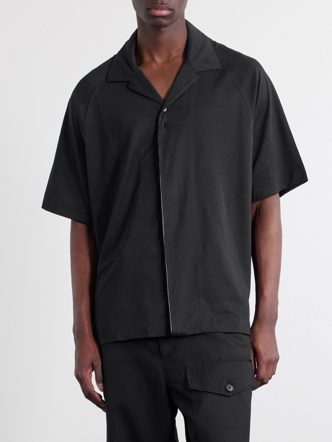 La Chemise Jean Atelier Camp-Collar Jersey Shirt